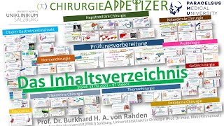 Inhaltsverzeichnis CHIRURGIE APPetizer STAND 18092023 [upl. by Anev908]