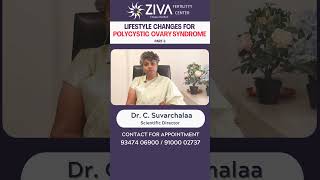 Lifestyle Changes  Part 3  Women With Polycystic Ovary Syndrome  Dr C Suvarchala  ZIVA Fertility [upl. by Airamzul652]