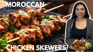 The Juiciest Moroccan Chicken Skewers  Juicy Chicken Recipe [upl. by Razaele]