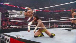 Rey Mysterio Edge amp Triple H vs The Straight Edge Society [upl. by Aras]