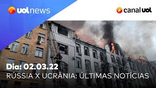 Guerra na Ucrânia veja últimas notícias e imagens do conflito com Rússia  UOL News [upl. by Ferren]