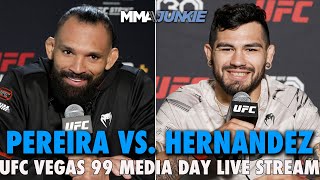 UFC Fight Night 245 Pereira vs Hernandez Media Day Live Stream  UFC Vegas 99 [upl. by Slaughter]