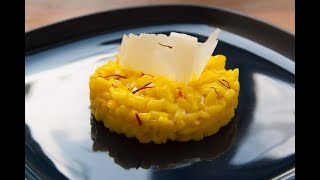 Safranrisotto Rezept  Saffron Risotto Recipe [upl. by Shulins272]