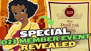 Disney Reveals Special D23 Tianas Bayou Adventure Event [upl. by Eicam452]