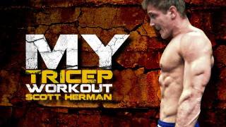 My Tricep Workout Scott Herman [upl. by Thisbe]