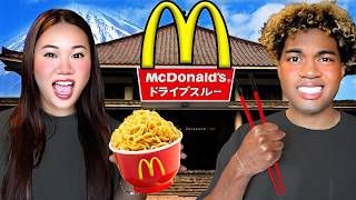 Ranking Everything at a JAPANESE McDonalds MUKBANG [upl. by Ennagem]