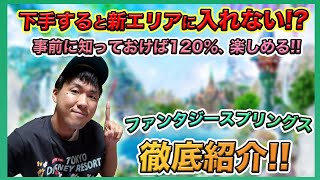 【徹底解剖！】いよいよ6月6日に開業する東京ディズニーシー・ファンタジースプリングスの入場方法を詳しく解説！ [upl. by Phare]