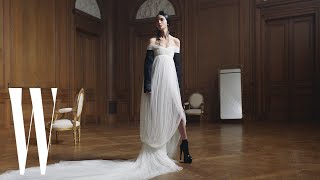 Vera Wang Shows Her Love for Paris and French Fashion with Her FallWinter Collection  W Magazine [upl. by Notnad]