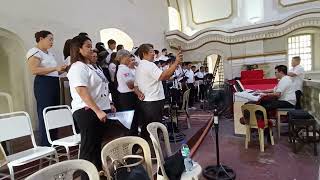 Tu Es Sacerdos  Coro de San Benito w Betis Choir  Chrism Mass  Archdiocese of San Fernando [upl. by Launcelot974]