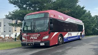 PVTA NEW 2024 New Flyer Industries XDE40 1880 Ride on route G1 [upl. by Sochor]