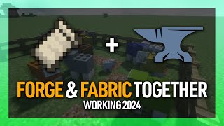 How to USE Fabric Mods and Forge Mods TOGETHER in Minecraft [upl. by Ader]