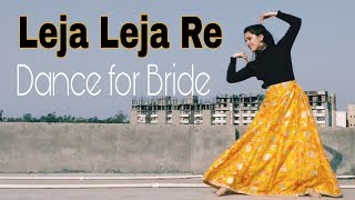 Leja Leja Re Dance • Wedding Choreography • Dhvani Bhanushali • Easy Dance steps [upl. by Susie654]