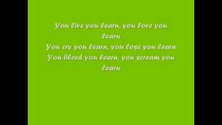 Alanis Morissette You learn lyrics [upl. by Anaihs960]