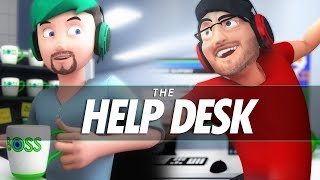 Will Markiplier Break It  Markiplier amp Jacksepticeye Animated in THE HELP DESK [upl. by Dnivra356]