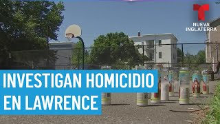 Investigan homicidio de joven en Lawrence [upl. by Ytsirt428]