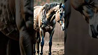 Starving horse and man help 😭viralshort aianimals [upl. by Rawley]