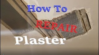 How To Repair Plaster Walls and Ceilings [upl. by Aviv]