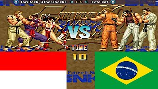 KOF 95  IoriRockOthershocks vs Leto kof FT5 [upl. by Brebner]