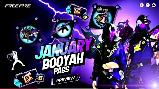 JANUARY MONTH BOOYAH PASS 2025 🇮🇳 Garena Free Fire Free Me Booyah Pass Kaise le [upl. by Nette]