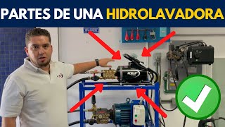 Partes de una HIDROLAVADORA  CARACTERÍSTICAS y COMPONENTES  INDUSTRIAL [upl. by Ahsikad]