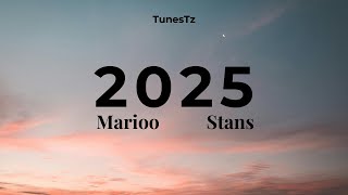 2025 Marioo ft Stans  Official Lyrics video by TunesTz [upl. by Eadnus]