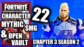 Character 22 Location  Open Vault amp Mythic Weapon Gunnar’s Stinger SMG  Gunnar  Fortnite [upl. by Auerbach]