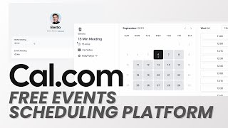Calcom Free Open Source Calendly Alternative [upl. by Wallinga410]