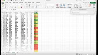 How to add colour scale to the value in Microsoft Excel microsoftexcel [upl. by Carnahan]