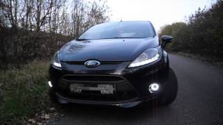 LED Tagfahrlicht und SWLight Scheinwerfer Ford Fiesta Mk7 by SWTuning [upl. by Alburg]