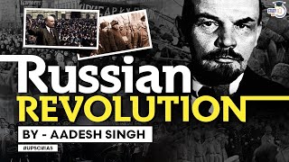 Russian Revolution  Bolshevik Revolution  World History  General Studies  UPSC [upl. by Nibaj244]