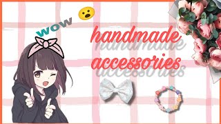 handmade accessories  bracelet clip amp more I madediy hairaccessories yoursuzain06 [upl. by Shrier]