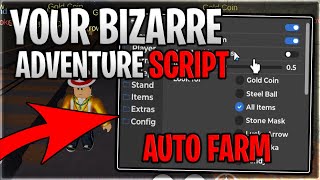 HALLOWEEN Your Bizarre Adventure Script Hack Auto Farm amp Items Farm  Roblox 2024 [upl. by Eegnat]