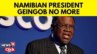 Namibia News  President Hage Geingob Dead  Geingob Dies After Cancer Diagnosis  N18V [upl. by Oilut879]