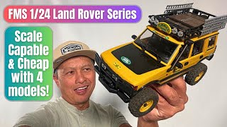 FMS Land Rover Camel Trophy Series  best cheap 124 scale mini crawler [upl. by Eryn]