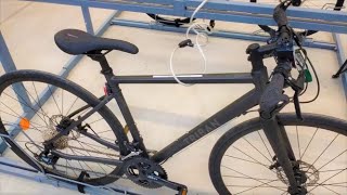 Triban rc500 FLATBAR Decathlon shaky footage [upl. by Marlen]