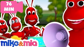 Ants Go Marching One By One Song  Best Nursery Rhymes for Kids  Rhymes Videos by Mike and Mia [upl. by Joktan]