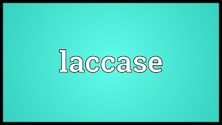 Laccase Meaning [upl. by Tolman]