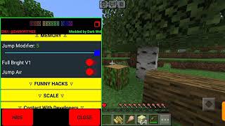 Minecraft Mod Menu Hack  V1203101  GodMode Unlimited Minecoins One Hit Kill Unlock All [upl. by Arbmat]