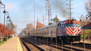 Railfanning in Chicagoland 113523 at Blue Island Lisle Downers Grove Hinsdale and Hollywood [upl. by Ellenehs334]