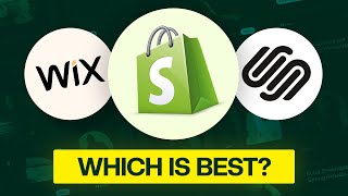 Wix vs Shopify vs Squarespace 2024  Which is Best  Complete Comparison Best Website Builder [upl. by Truk9]