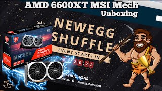 RX 6600 XT MSI MECH 2x  Unboxing [upl. by Burner558]