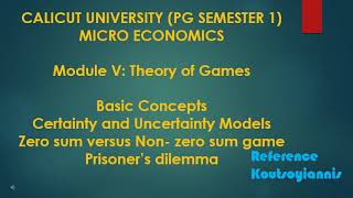 GAME THEORY CONCEPTS ZERO SUM GAMENON ZERO SUM GAMEPRISONERS DILEMMA [upl. by Angeline]