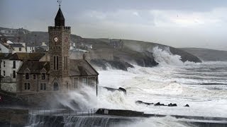 UK Storms Huge waves hit Porthleven in Cornwall [upl. by Beck636]