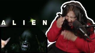 Alien 1979  First Time Watching  Movie Reaction w Maple [upl. by Noneek681]