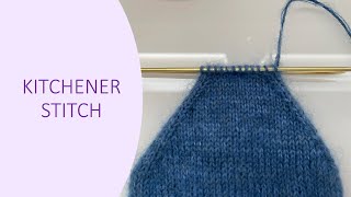 Kitchener Stitch  Grafting  Socks Knitting  Knitting Technique  Beginners Knitting  Tutorial [upl. by Saba]