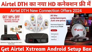 Airtel DTH New Connection Free with Airtel Xstream Set Top Box  Airtel Dish New Connection Offers [upl. by Francklyn]