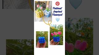 Pinterest Inspired Flowerpot 🌷 shorts superclay clayart art diy diycraft pinterest [upl. by Sackey462]