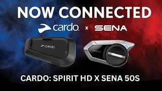 Cardo Spirit HD amp Sena 50S Connectivity [upl. by Werna]