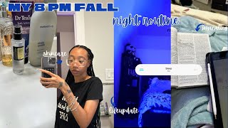 my cozy fall night routine ♡ skincare life update journaling and more [upl. by Elysha]