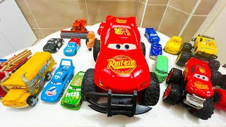 Disney Pixar Cars Lightning Mcqueen Tow Mater Cruz Ramirez Francesco Jackson Storm Chick Hicks [upl. by Aerdnu]